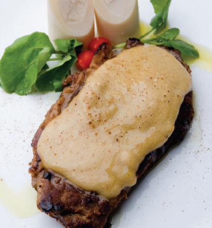 Receitas de carnes: Contra-filé ao Molho de Iogurte